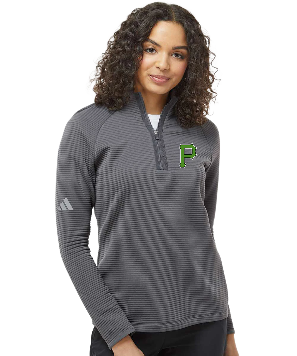 Pipestone Softball - Grey Quarter Zip - Left Chest