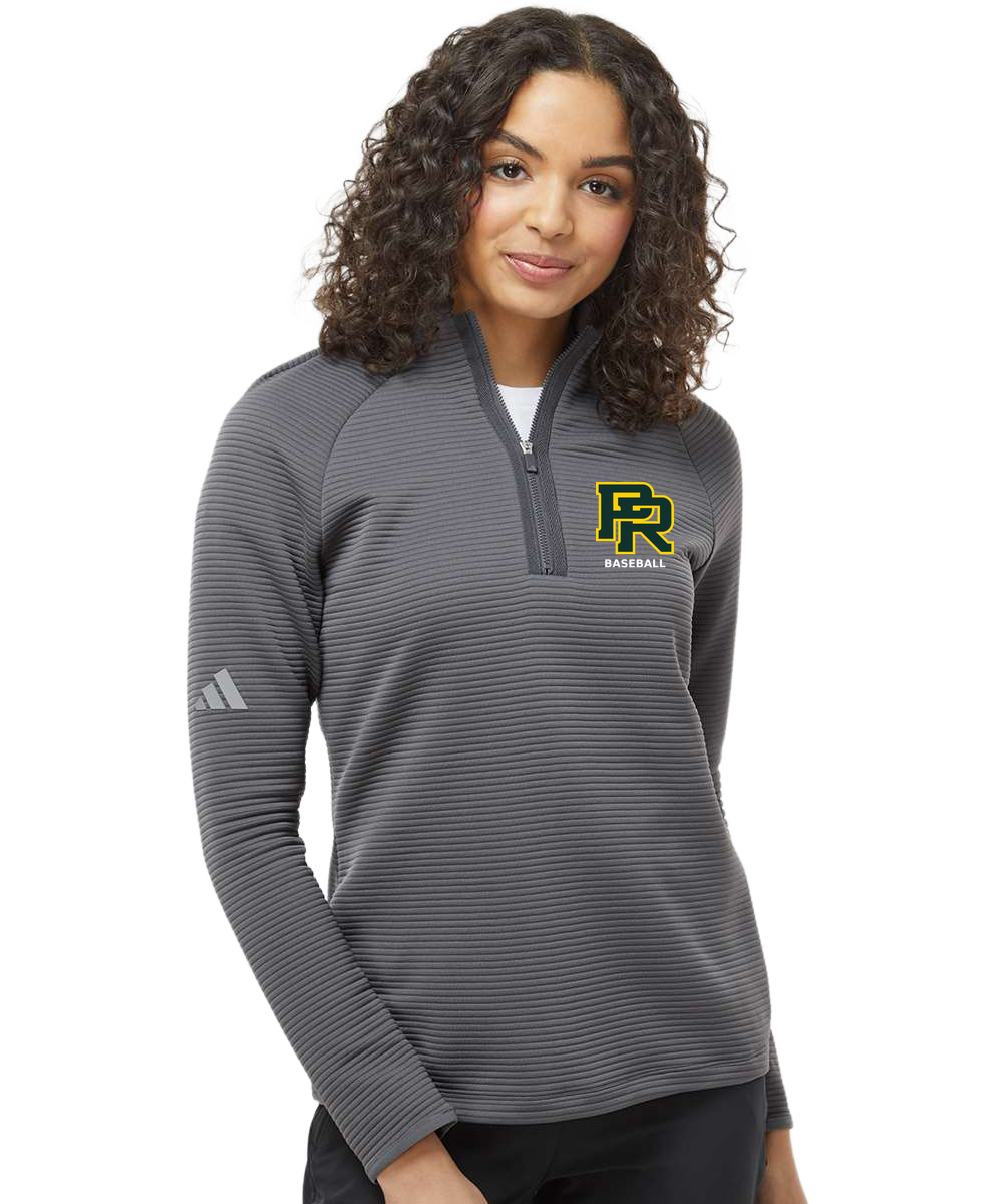 Proctor Baseball - Grey Quarter Zip - Left Chest