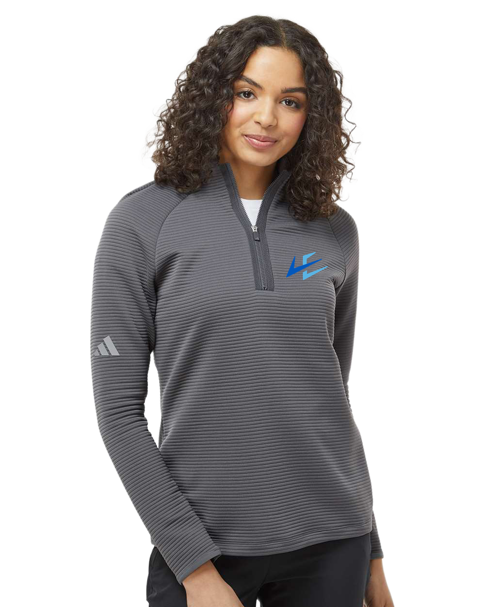 Team Store Example - Grey Quarter Zip - Left Chest