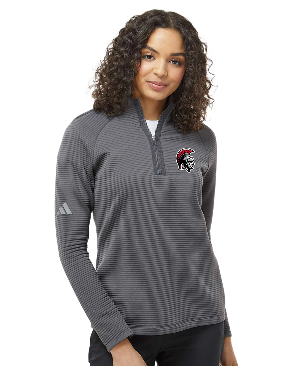 Team Store Example 2 - Grey Quarter Zip - Left Chest