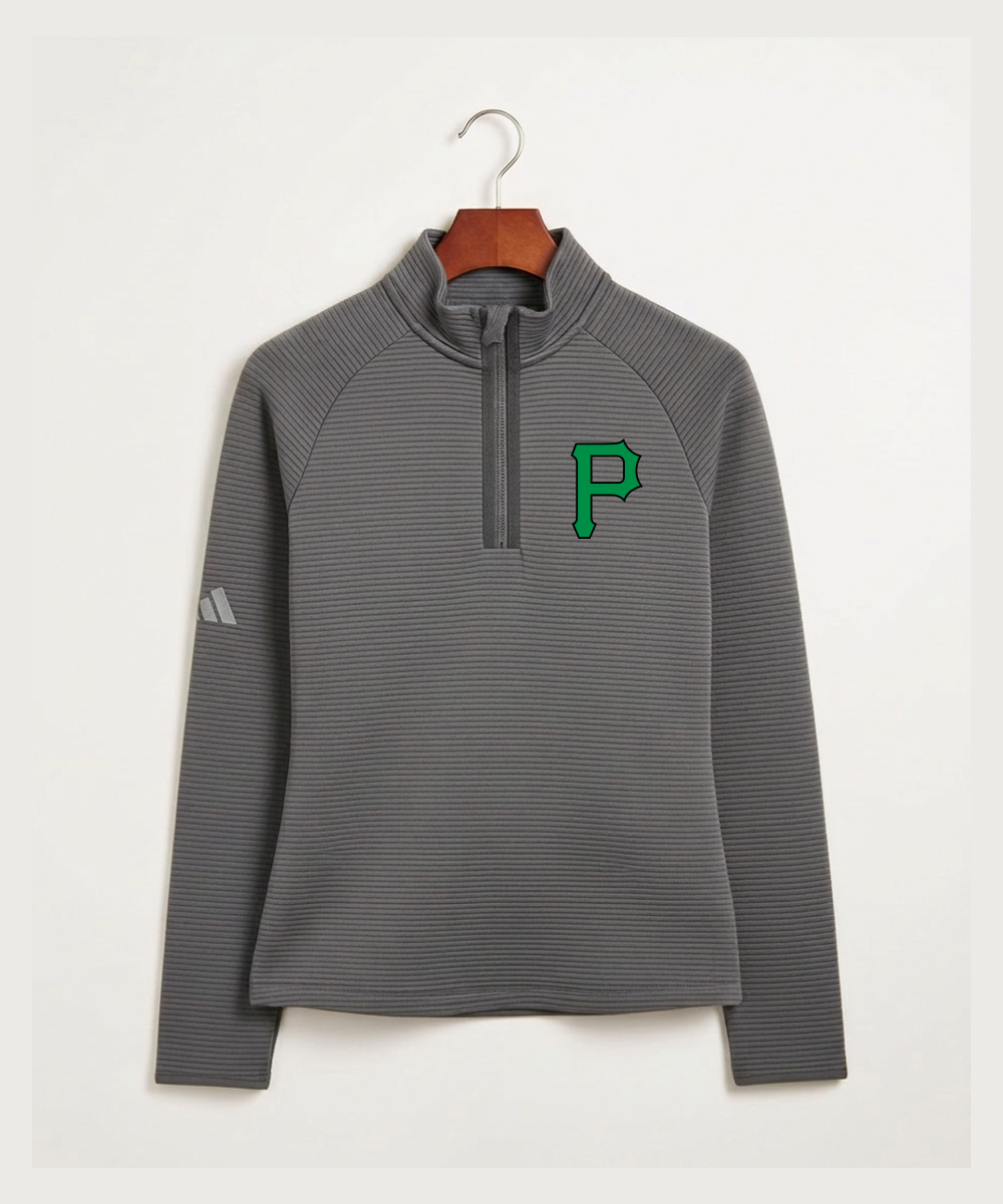Pipestone Area High School Volleyball (Girls) - Grey Quarter Zip - Left Chest