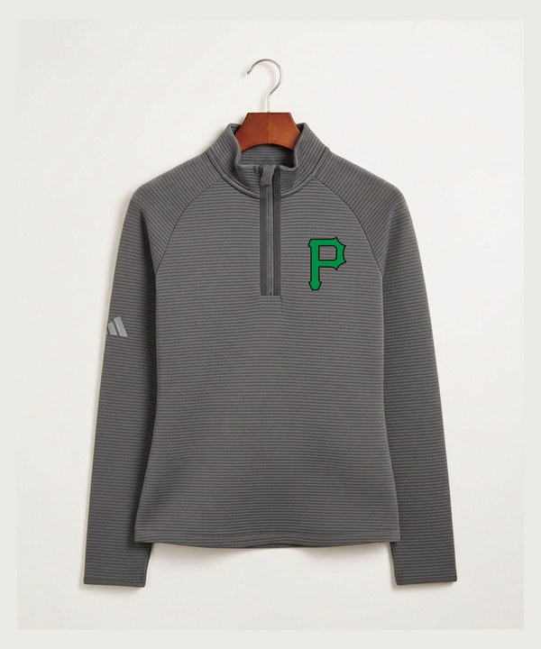 Pipestone Area High School Volleyball (Girls) - Grey Quarter Zip - Left Chest