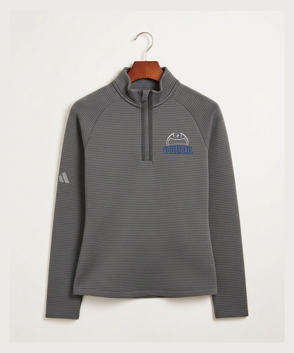 Owatonna High School Volleyball (Girls) - Grey Quarter Zip - Left Chest