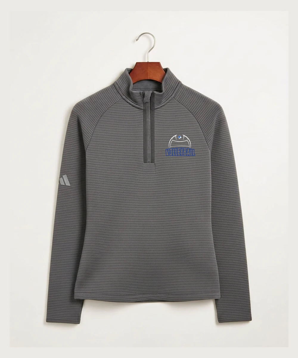 Owatonna High School Volleyball (Girls) - Grey Quarter Zip - Left Chest