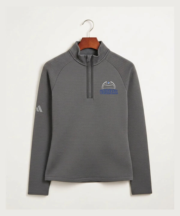 Owatonna High School Volleyball (Girls) - Grey Quarter Zip - Left Chest