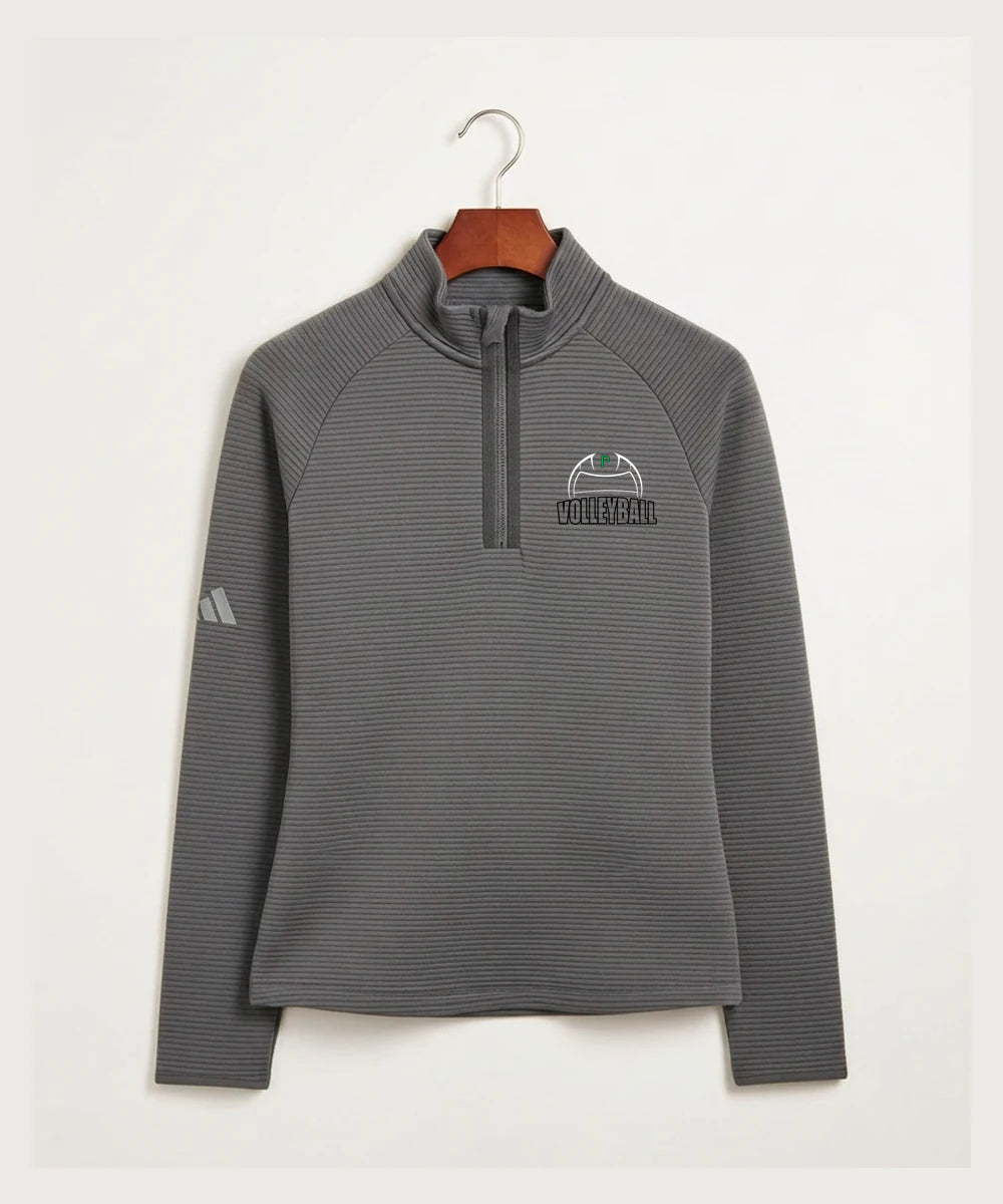 Pipestone Area High School Volleyball (Girls) - Grey Quarter Zip - Left Chest