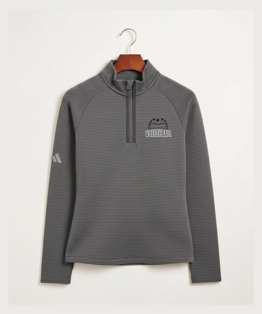 Tracy-Milroy-Balaton High School Volleyball (Girls) - Grey Quarter Zip - Left Chest