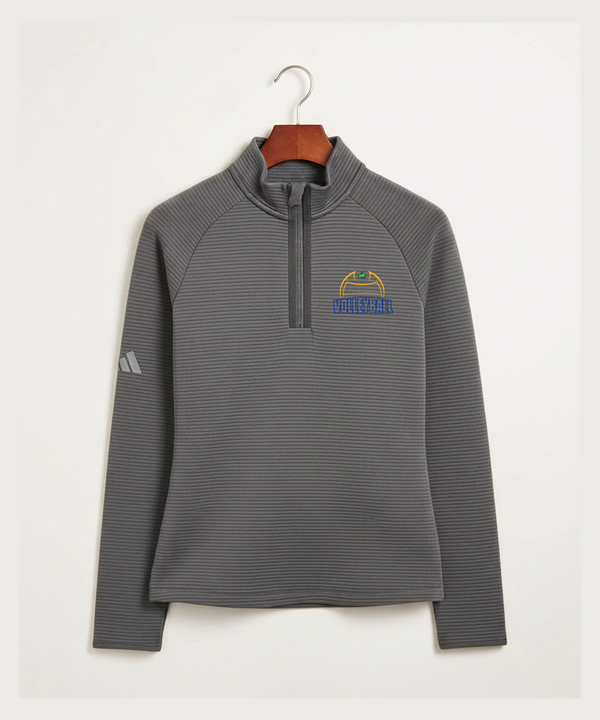 Rosemount High School Volleyball (Girls) - Grey Quarter Zip - Left Chest