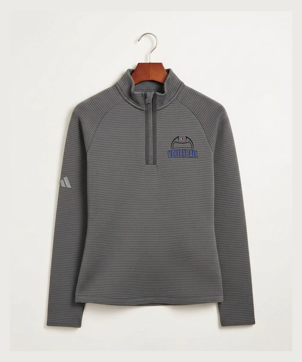 Hills-Beaver Creek High School Volleyball (Girls) - Grey Quarter Zip - Left Chest