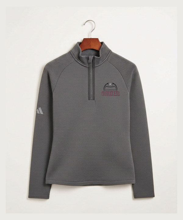 Triton High School Volleyball (Girls) - Grey Quarter Zip - Left Chest