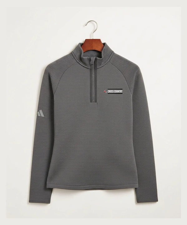 John Marshall High School Cross Country (Coed) - Grey Quarter Zip - Left Chest