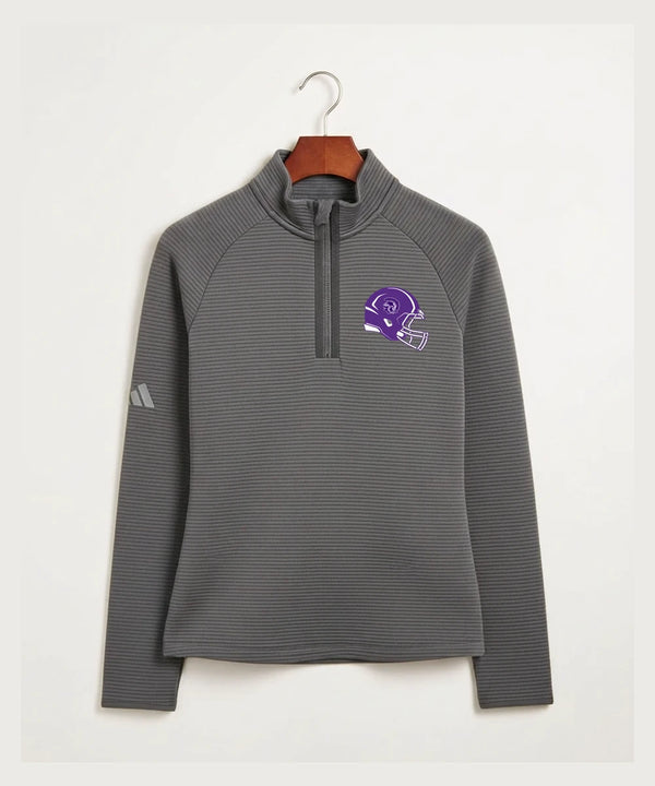 Barnesville High School Football (Boys) - Grey Quarter Zip - Left Chest