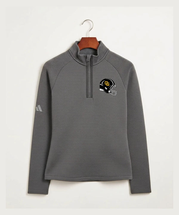 Clearbrook Gonvick High School Football (Boys) - Grey Quarter Zip - Left Chest