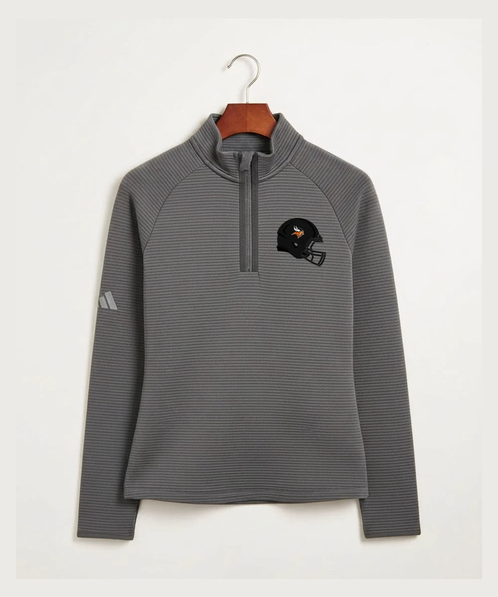 Littlefork Big Falls High School Football (Boys) - Grey Quarter Zip - Left Chest