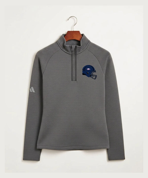 Pequot Lakes High School Football (Boys) - Grey Quarter Zip - Left Chest