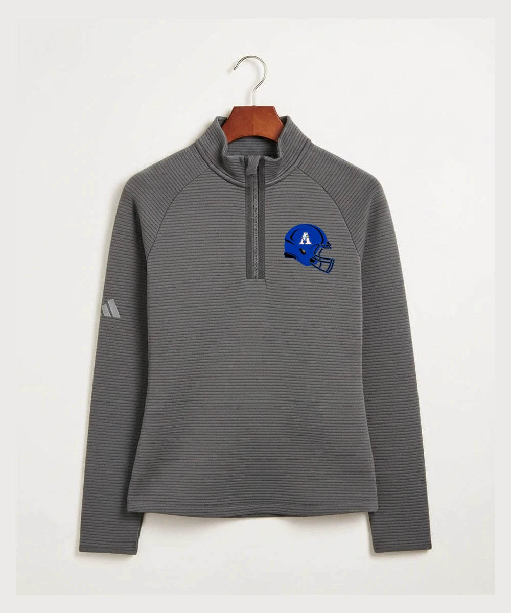 Apollo High School Football (Boys) - Grey Quarter Zip - Left Chest