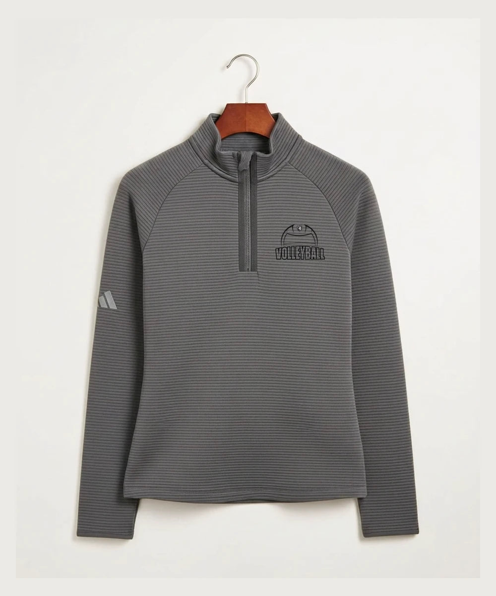 Kingsland High School Volleyball (Girls) - Grey Quarter Zip - Left Chest