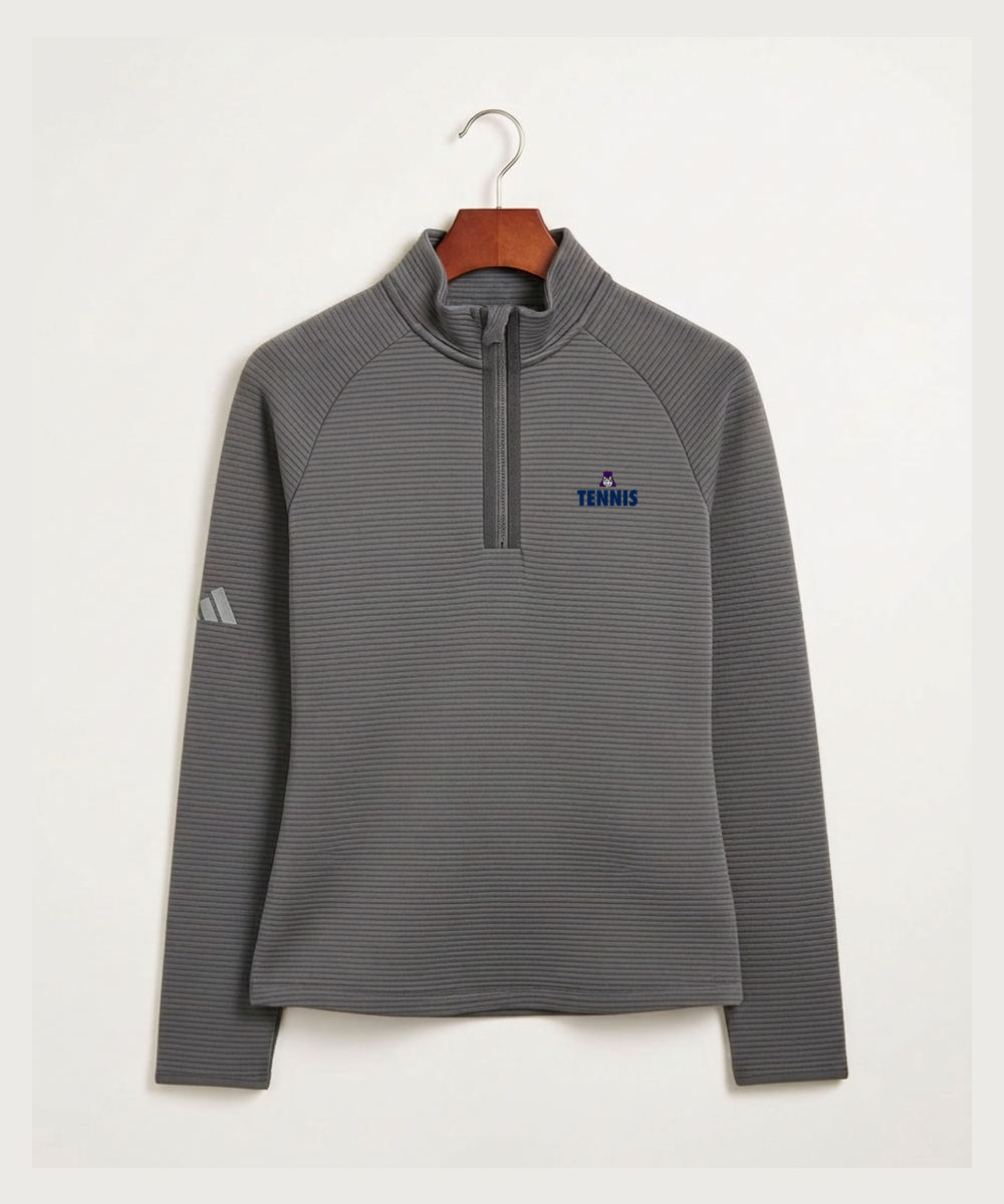 Albany High School Tennis (Boys) - Grey Quarter Zip - Left Chest