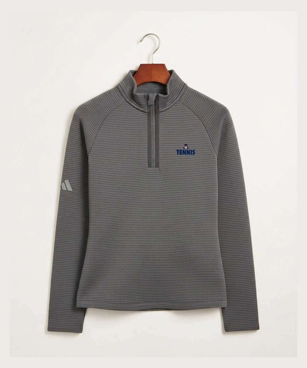Albany High School Tennis (Boys) - Grey Quarter Zip - Left Chest