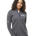 Abingdon Soccer - Grey Quarter Zip - Left Chest