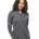 Logan Softball - Grey Quarter Zip - Left Chest