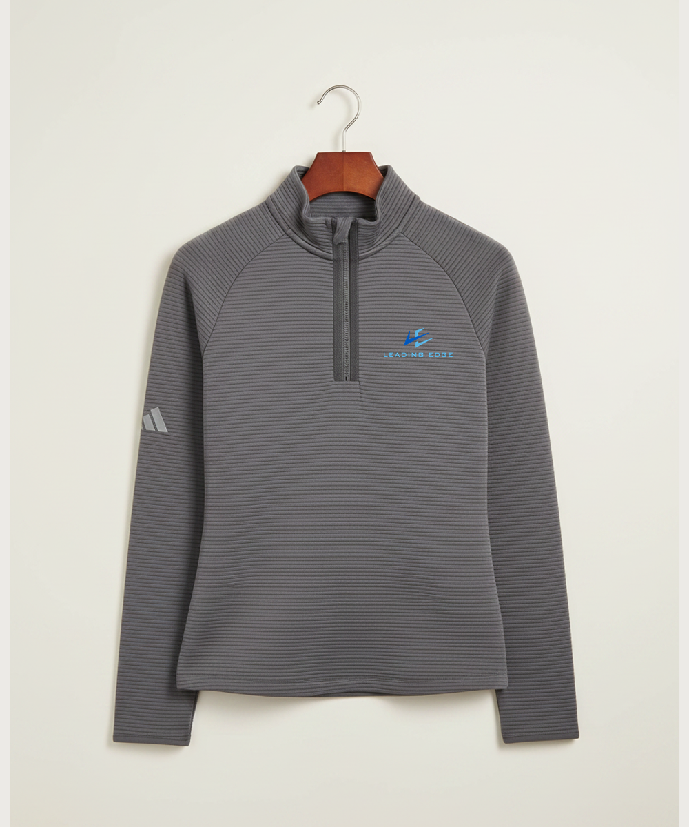 Notre Dame High School Team Store - Grey Quarter Zip - Left Chest