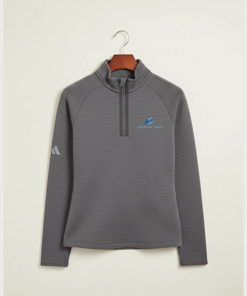 Notre Dame High School Team Store - Grey Quarter Zip - Left Chest
