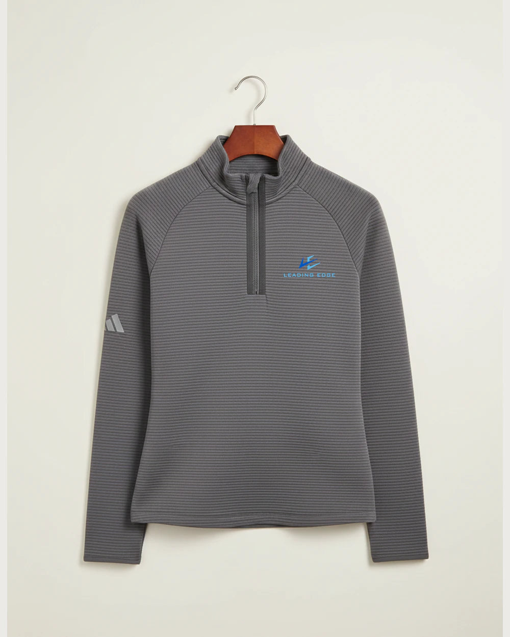 Notre Dame High School Team Store - Grey Quarter Zip - Left Chest
