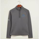 Notre Dame High School Team Store - Grey Quarter Zip - Left Chest
