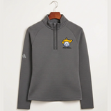 Polo HS Football general - Grey Quarter Zip - Left Chest