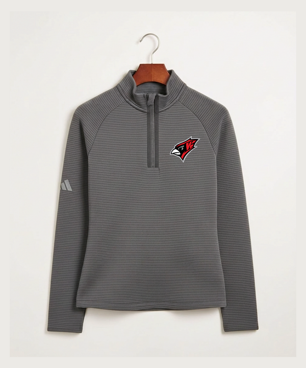 Willmar High School Athletics - Grey Quarter Zip - Left Chest