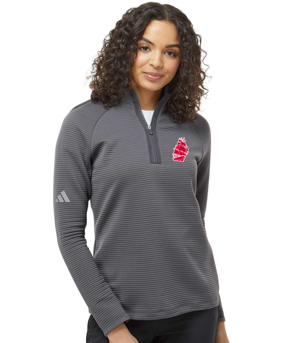 Amboy Softball - Grey Quarter Zip - Left Chest