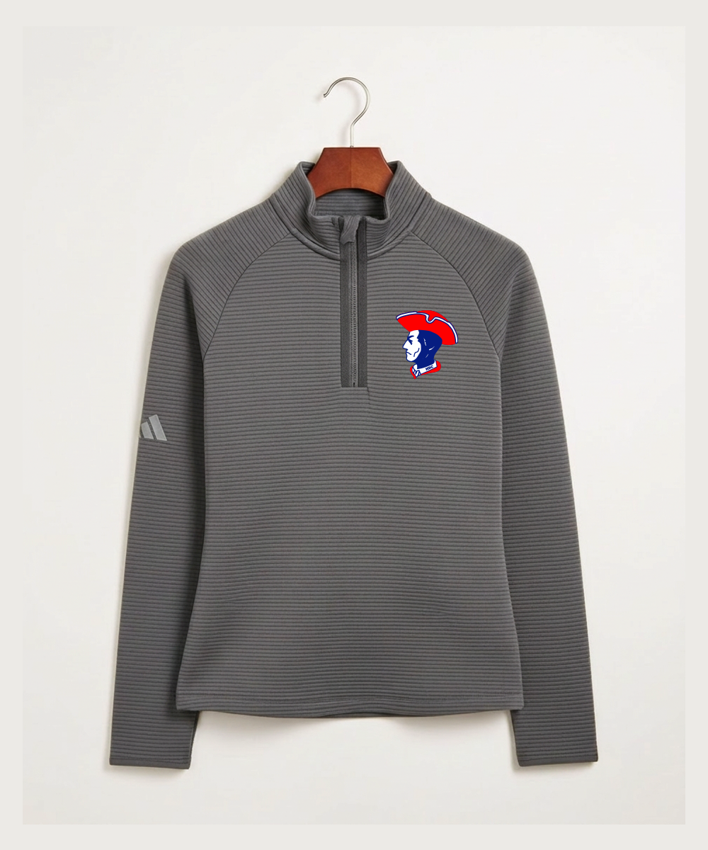 Hills-Beaver Creek High School Volleyball (Girls) - Grey Quarter Zip - Left Chest