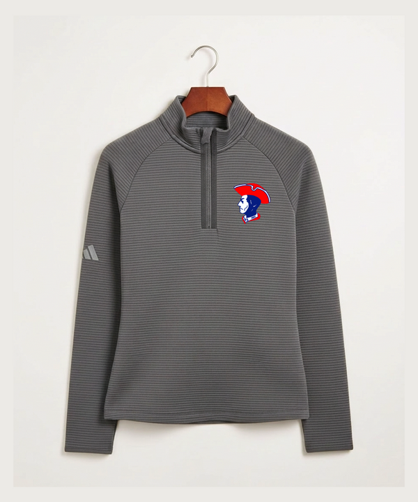 Hills-Beaver Creek High School Volleyball (Girls) - Grey Quarter Zip - Left Chest