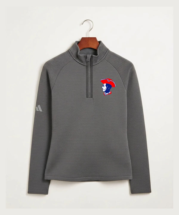 Hills-Beaver Creek High School Volleyball (Girls) - Grey Quarter Zip - Left Chest