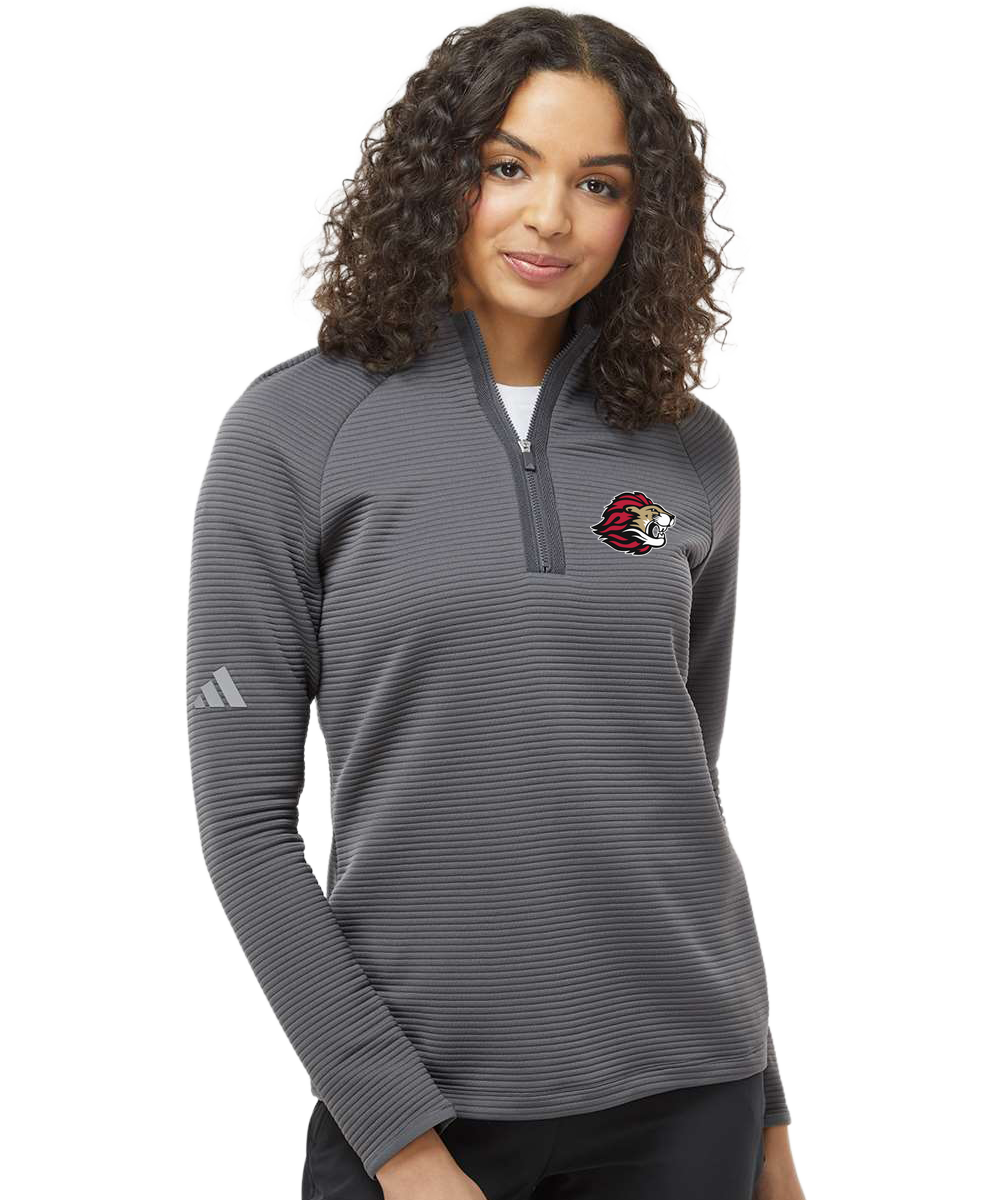Spring Grove Football - Grey Quarter Zip - Left Chest