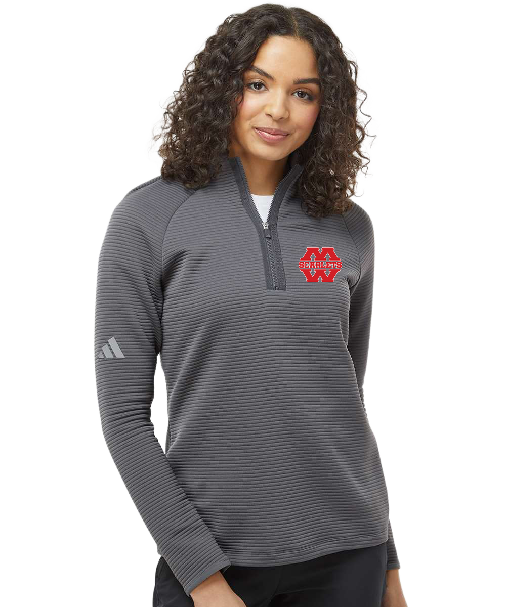 Mankato West Track - Grey Quarter Zip - Left Chest