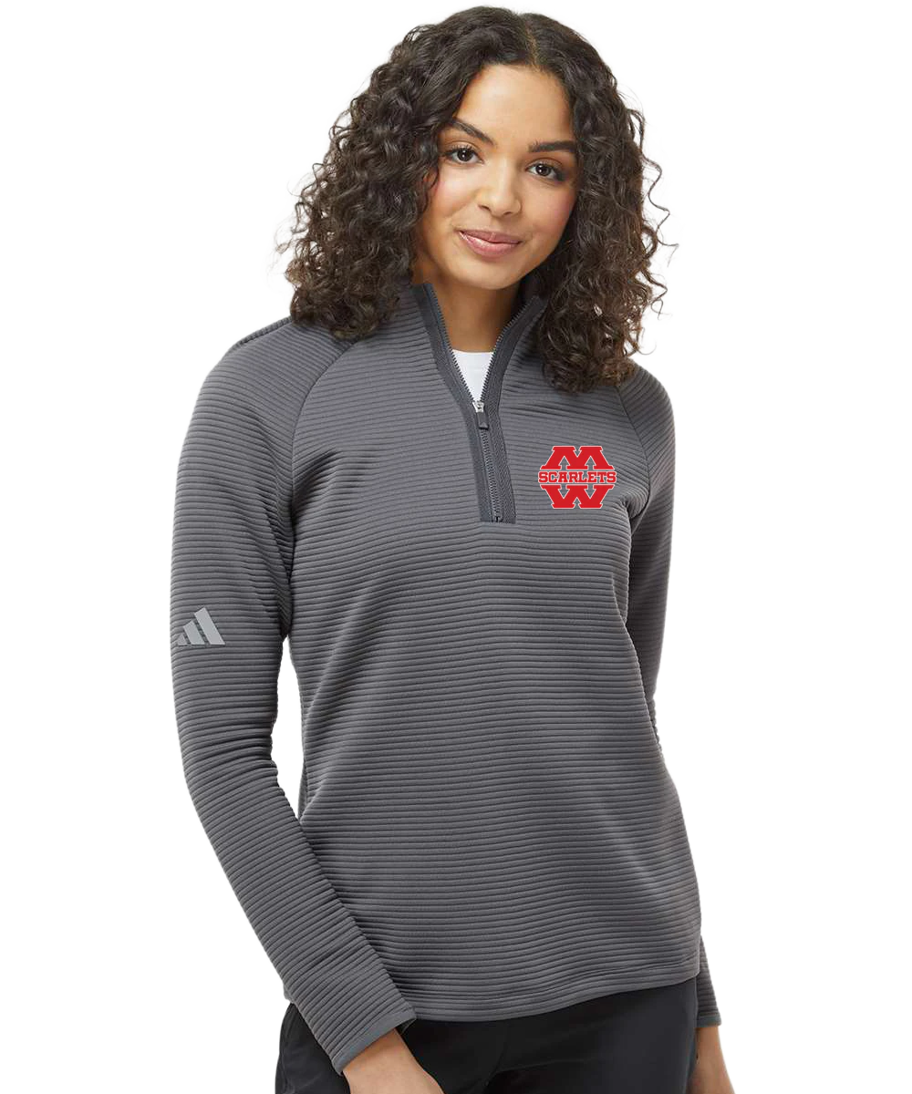 Mankato West Track - Grey Quarter Zip - Left Chest