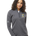 Clearview High School track_field - Grey Quarter Zip - Left Chest