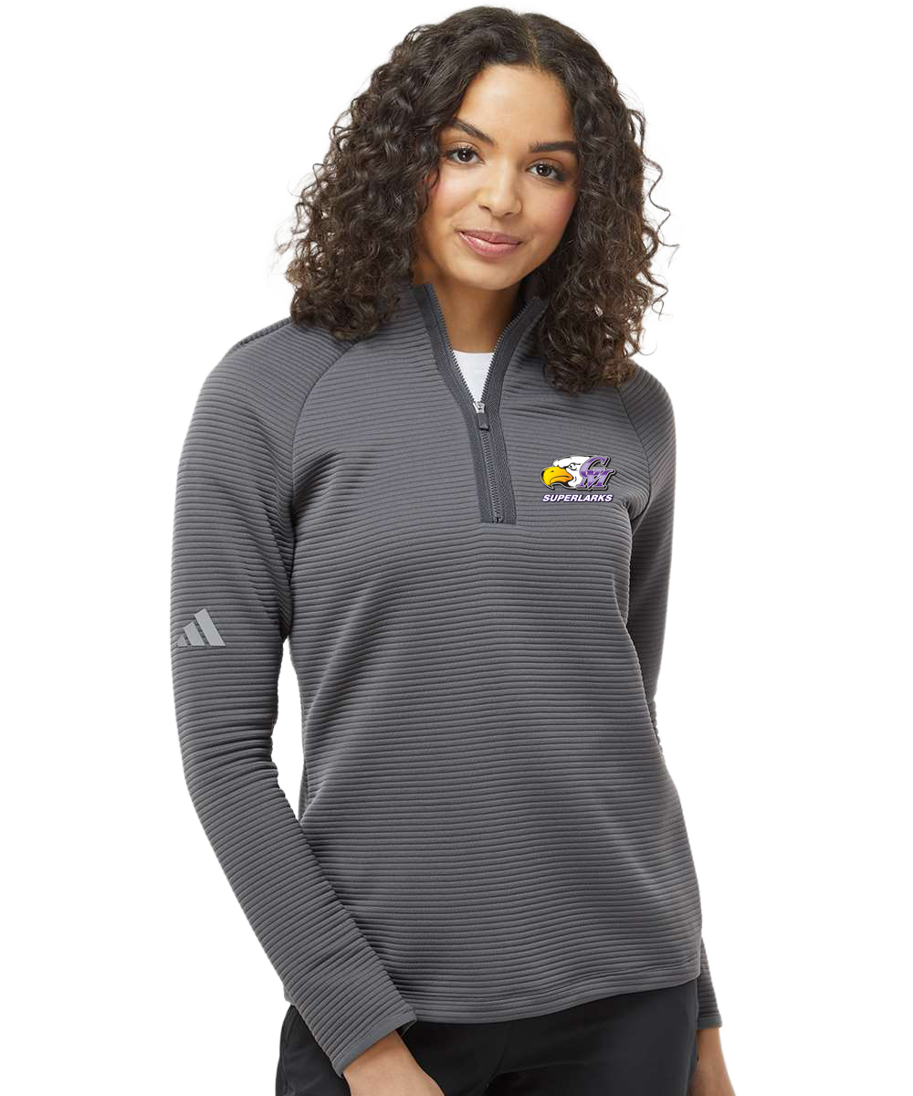 Grand Meadow Football - Grey Quarter Zip - Left Chest