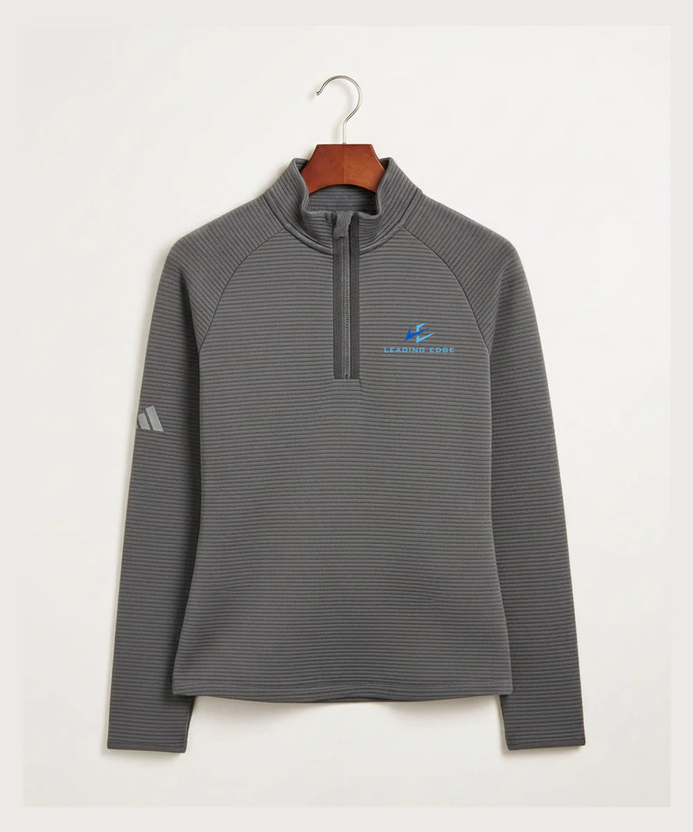 Leading Edge Team Store - Grey Quarter Zip - Left Chest