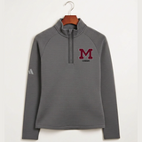 Moline Cheer general - Grey Quarter Zip - Left Chest