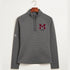Moline Cheer general - Grey Quarter Zip - Left Chest