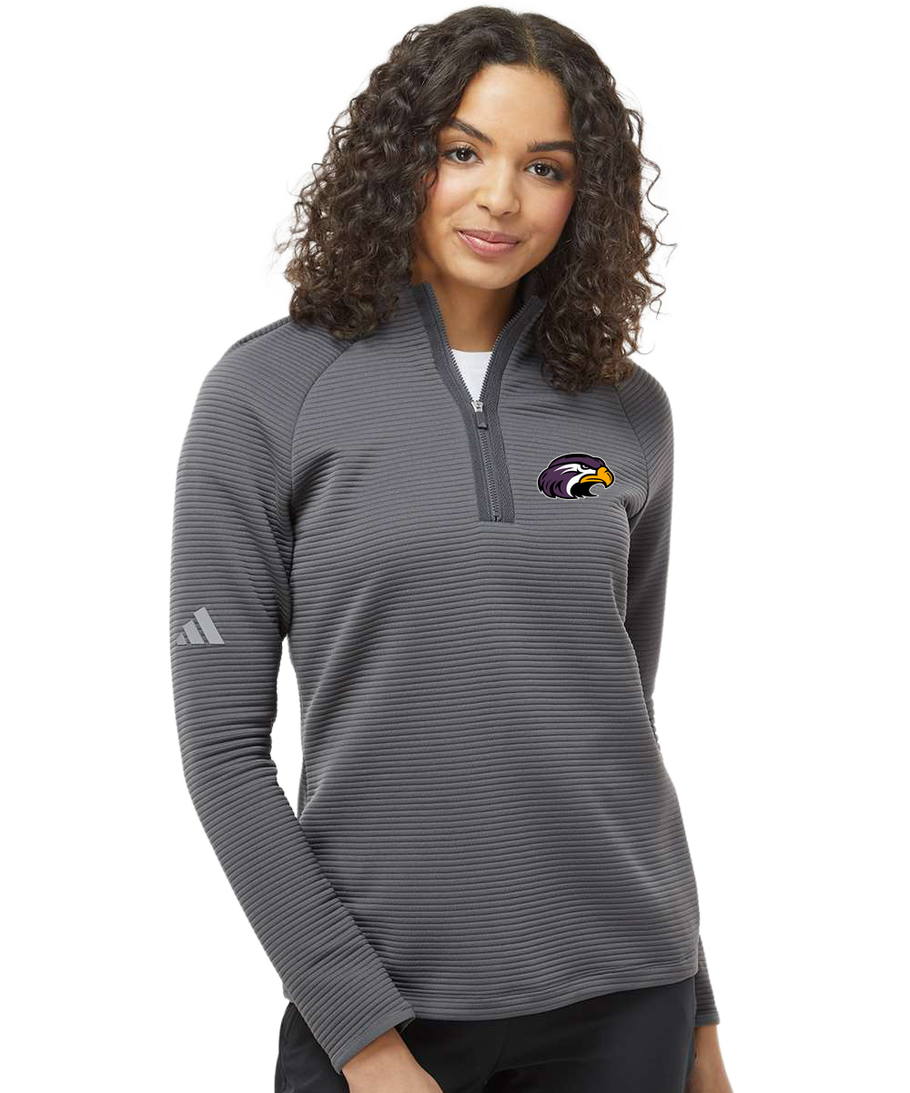 Montevideo Football - Grey Quarter Zip - Left Chest
