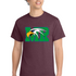 Maple River High School hockey_boys - Heather Athletic Maroon Port & Co Core Cotton Tee. PC54