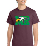 Maple River High School hockey_boys - Heather Athletic Maroon Port & Co Core Cotton Tee. PC54