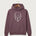 Stockton High School Football - Heather Athletic Maroon Port & Co Core Fleece Pullover Hooded Sweatshirt. PC78H