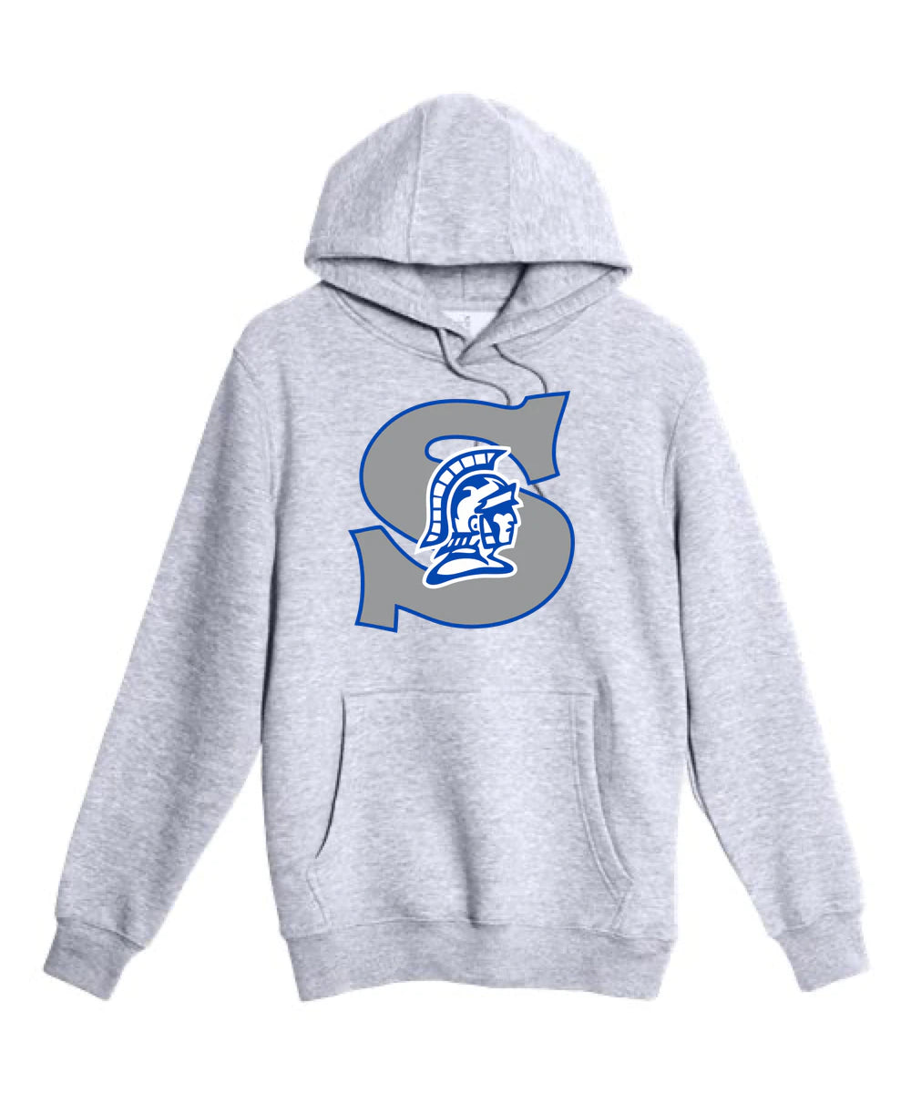 Southwest Football - Heather Grey Hoodie Value - Full Front