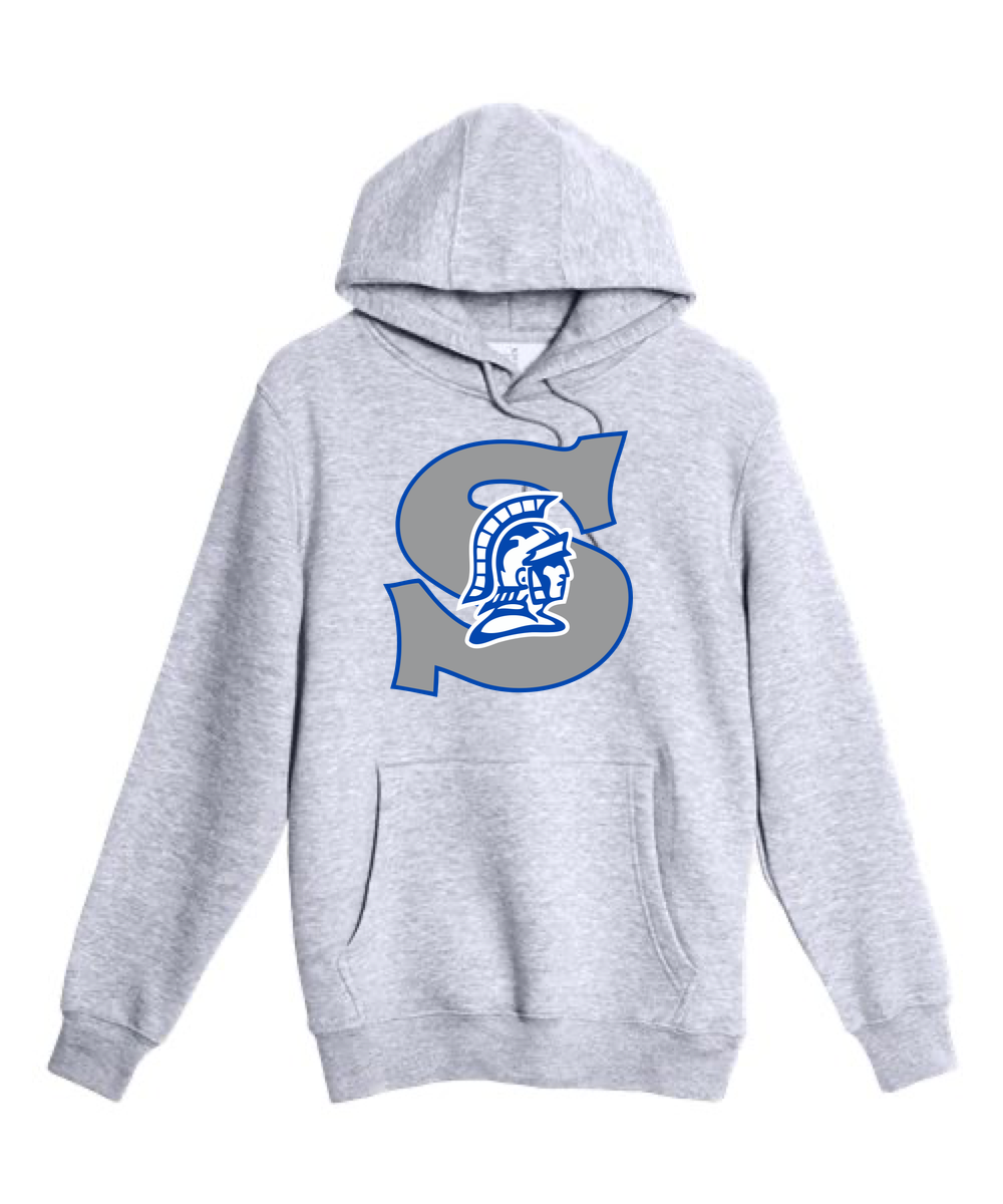 Southwest Football - Heather Grey Hoodie Value - Full Front