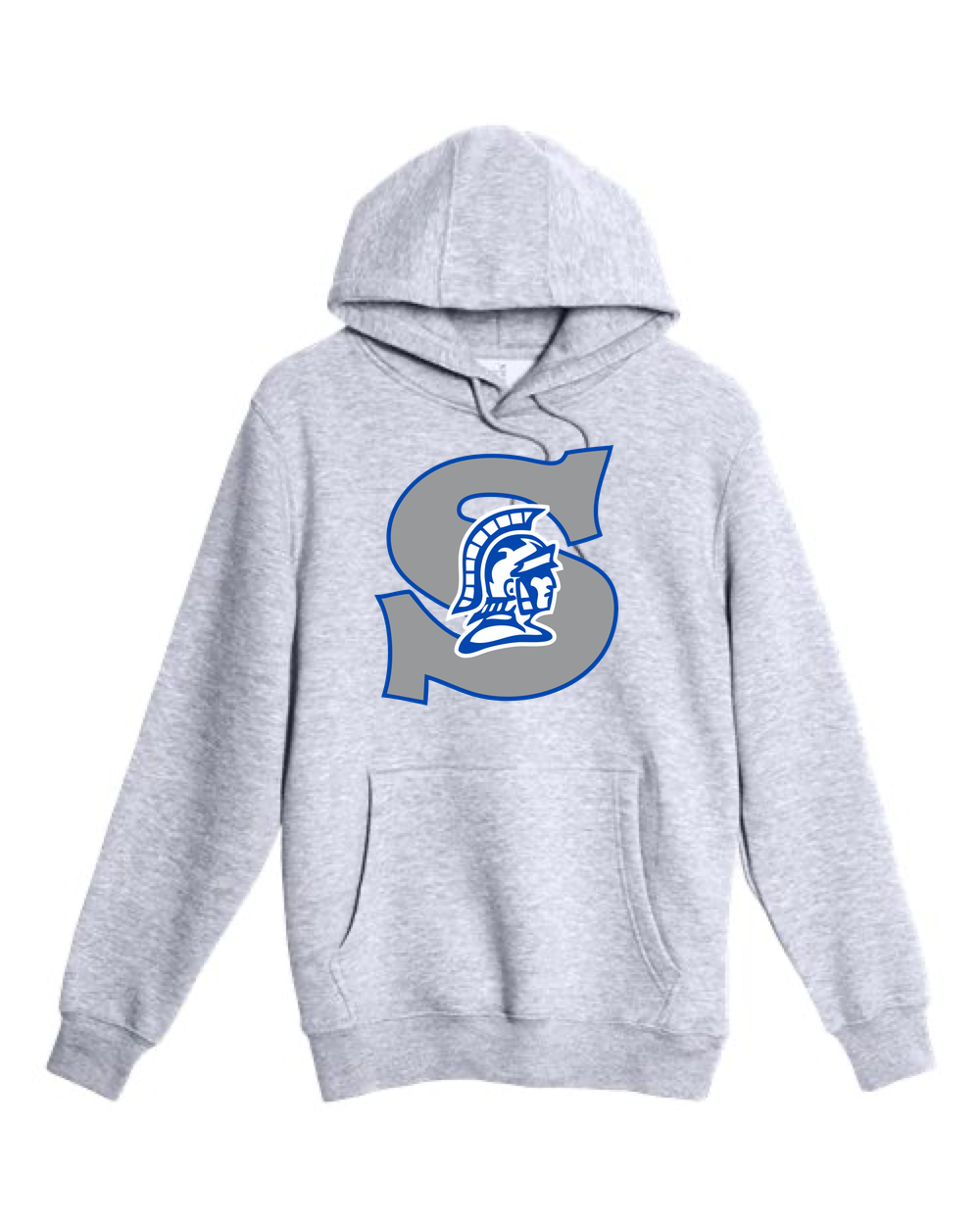 Southwest Football - Heather Grey Hoodie Value - Full Front